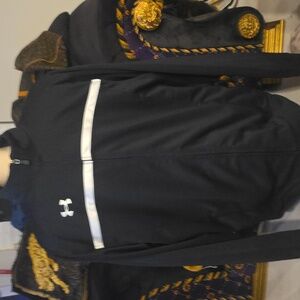Under Armour Black Jacket with White Accent Nwot Size XL